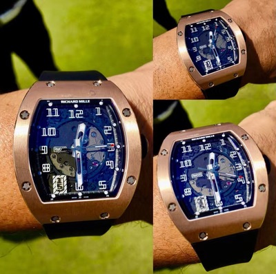 理查德米勒RM005玫瑰金腕表 奢華與科技的完美融合